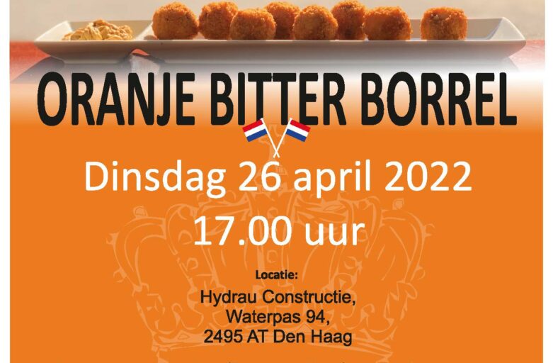 Oranje Bitter Borrel 26 april 2022